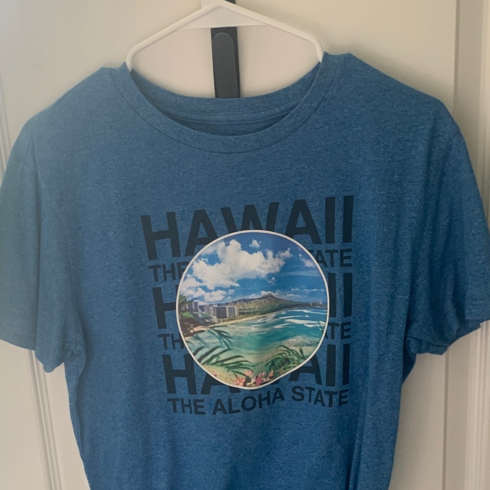 Aeropostale Blue Hawaii Aloha Tee